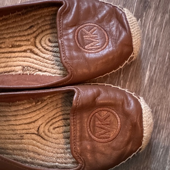 Michael Kors Tan Leather Espadrilles - Picture 3 of 5